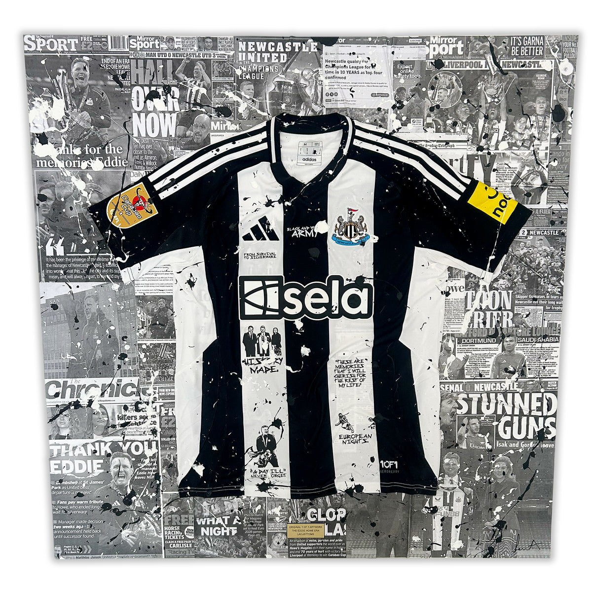 1OF1 ORIGINAL EDDIE HOWE TRIBUTE CANVAS