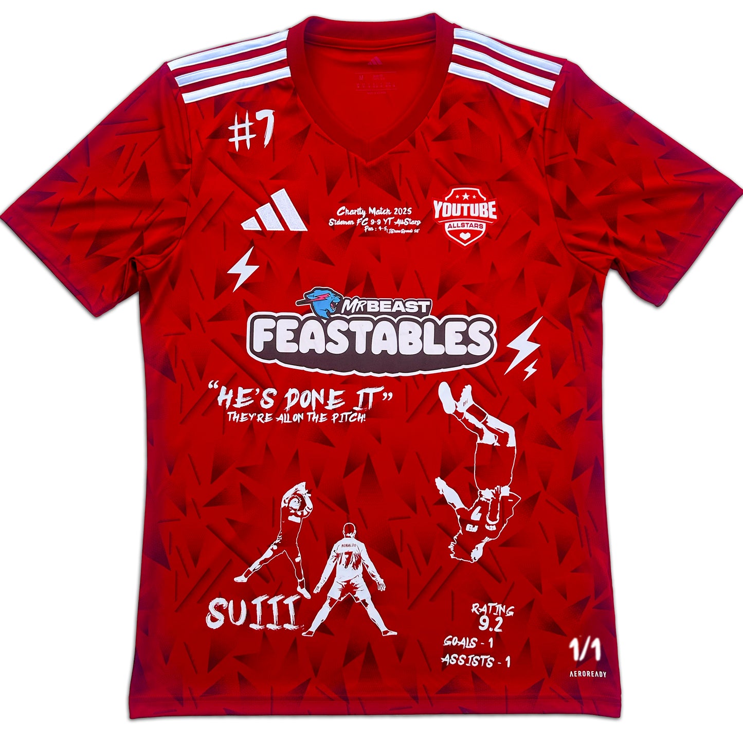 10F1 CUSTOM ISHOWSPEED CHARITY MATCH SHIRT