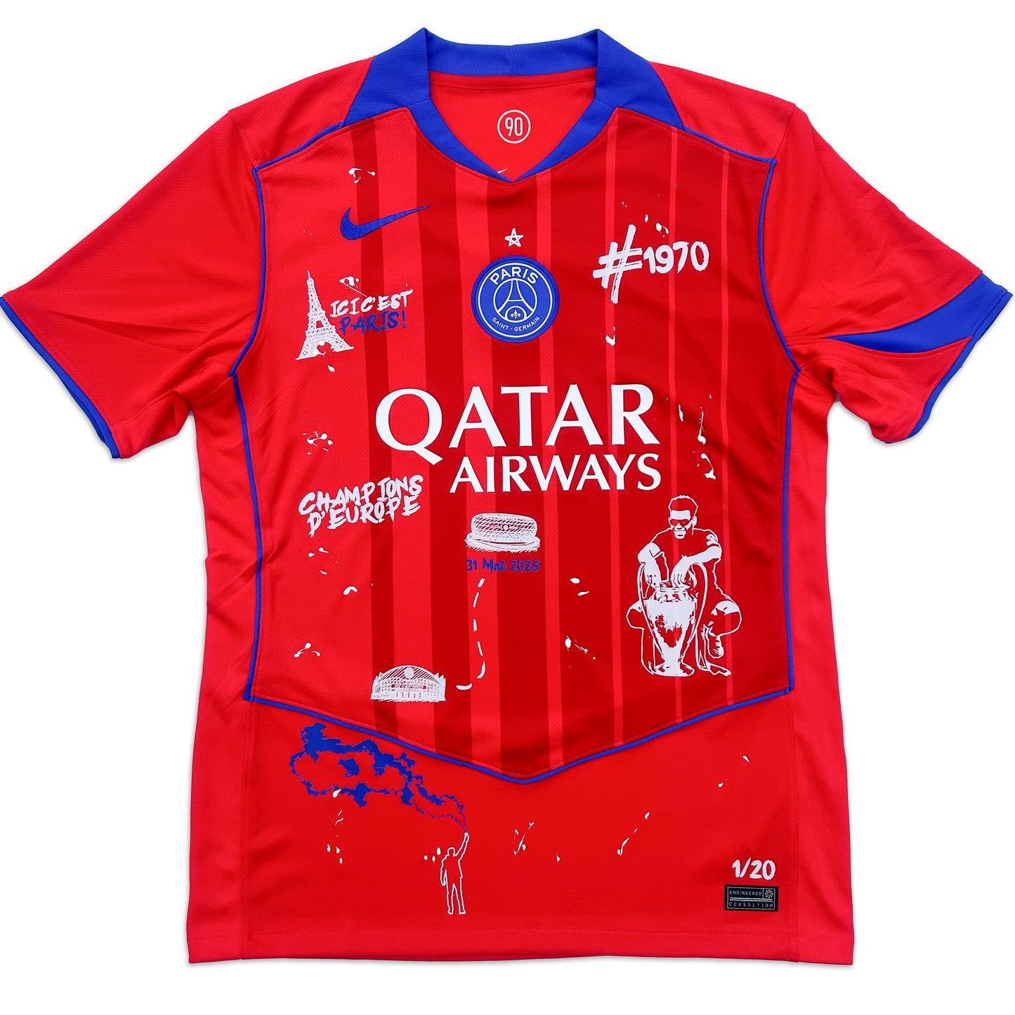 1/20 LIMITED CUSTOM PSG THIRD SHIRT