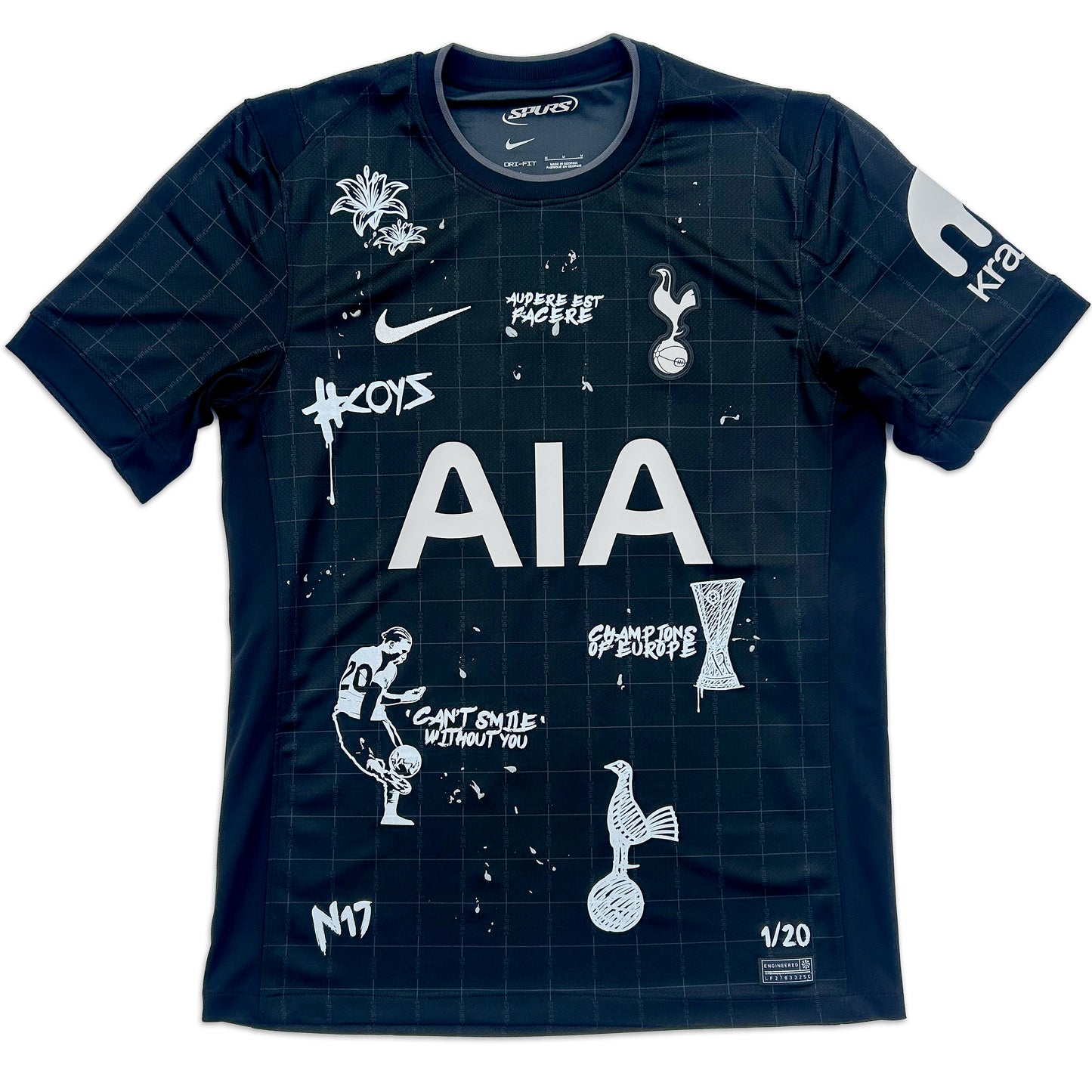 1/20 LIMITED CUSTOM SPURS AWAY SHIRT